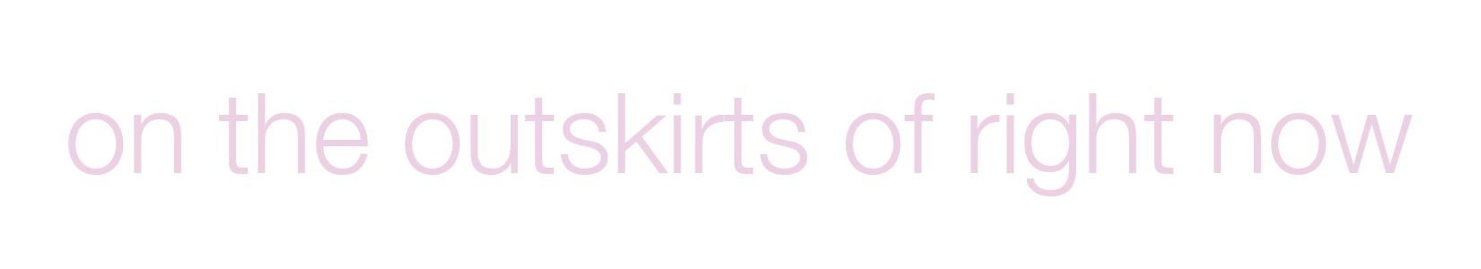 outskirts title banner 30pt